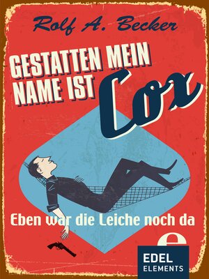 cover image of Gestatten, mein Name ist Cox